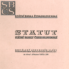 Statut Státní banky československé z roku 1973
