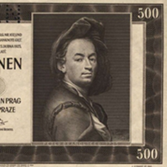500 K bankovka Národní banky pro Čechy a Moravu, avers (1942)