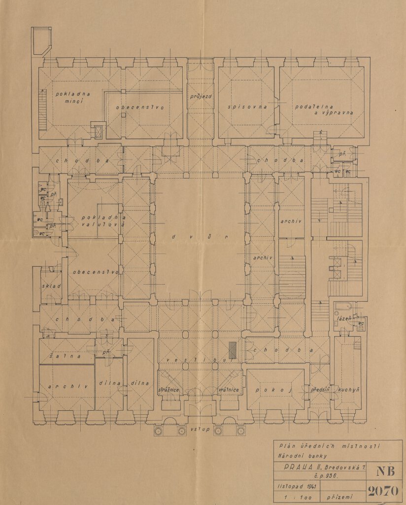 Bankovní budovy 1919 - 1950