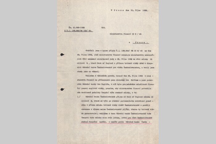 Britská půjčka čs. Vládě po Mnichovské dohodě (1938)