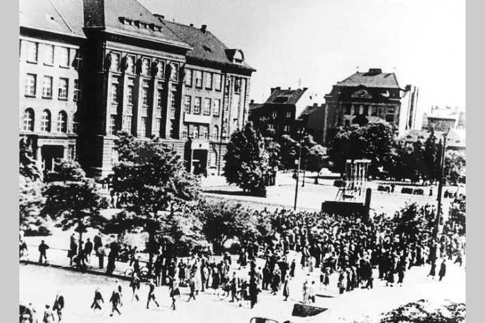 Protesty v Plzni proti peněžní reformě (1953), ČTK