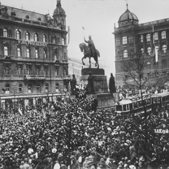 Manifestace na Václavském náměstí k samostatnosti ČSR (1918), ČTK