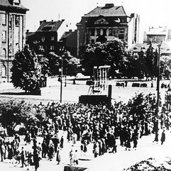 Protesty v Plzni proti peněžní reformě (1953), ČTK