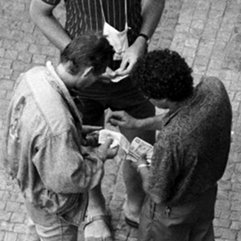 Veksláci na Václavském náměstí v Praze (1989), Doležal Michal, ČTK